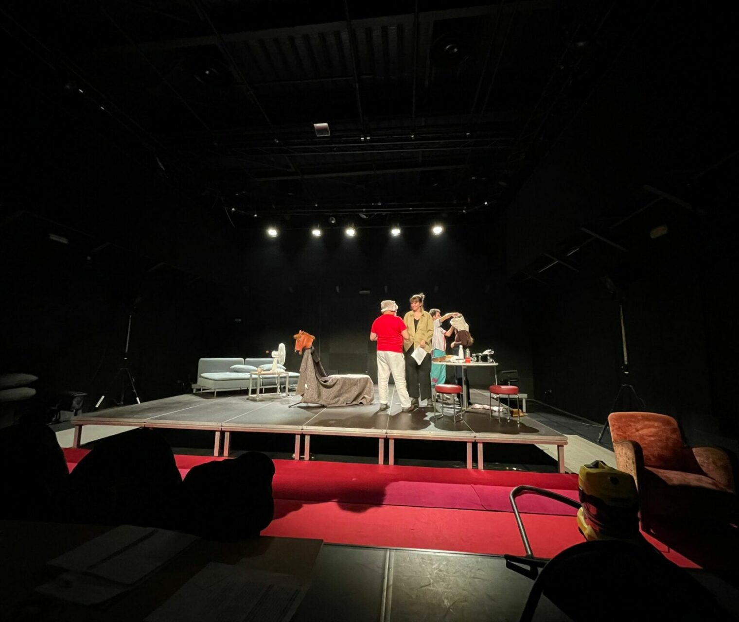 Papy Quichotte - Répétitions au Théâtre des Îlets